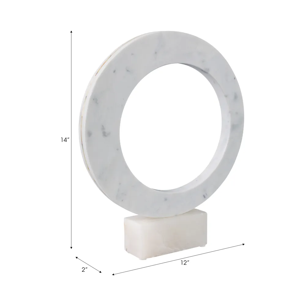 PAGEMORE WHITE DECOR 14 (IN)