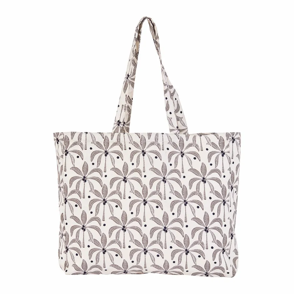 Palm Bunch Little Shopper Canvas Tote Bag