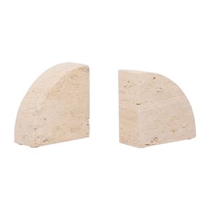 GRAHAMBROOK SET OF 2 TAN BOOKENDS 6 (IN) 5