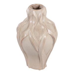 CARLTONOAK IVORY VASE 18 (IN) 7