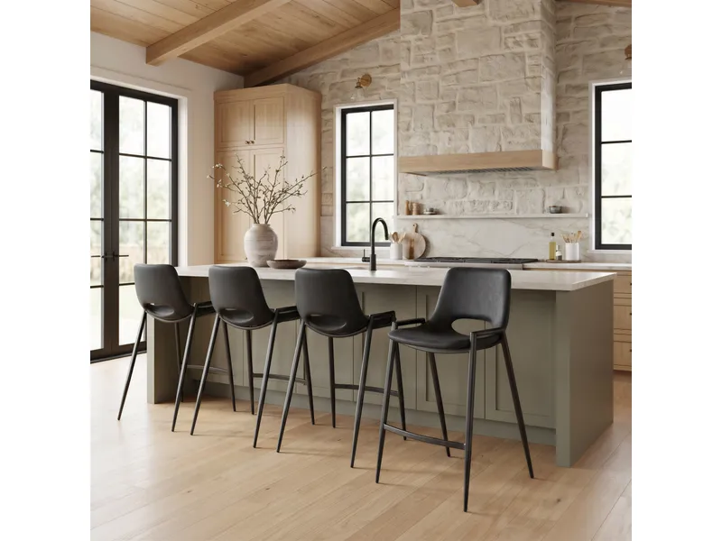 Desi Counter Stool Black 8