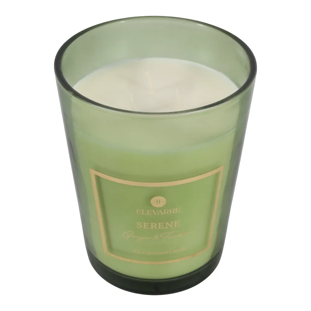 ROWANSTONE SERENE GINGER & TAMBOUR CANDLE 7 (IN)