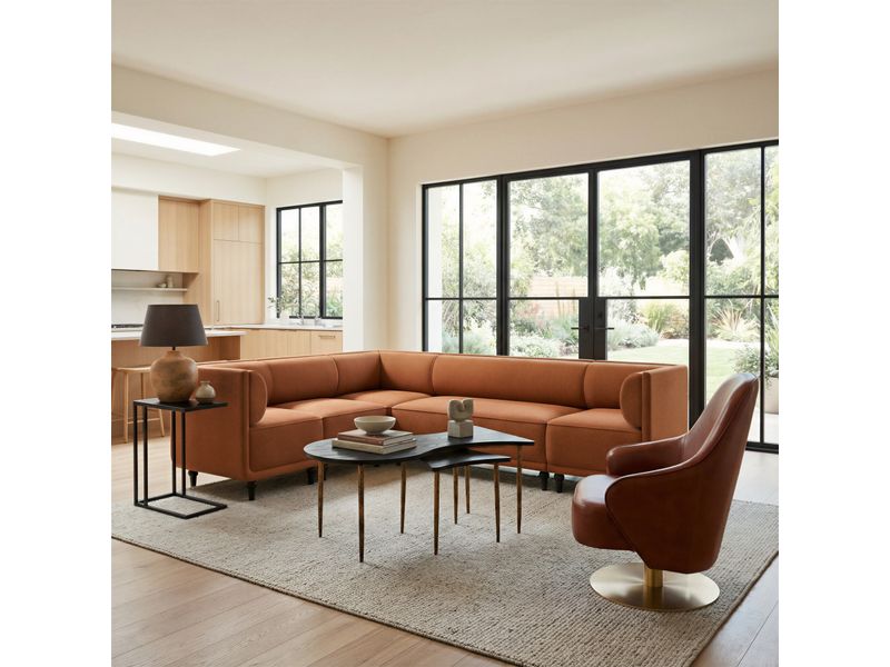 Norden Coffee Table Set Black & Bronze 2