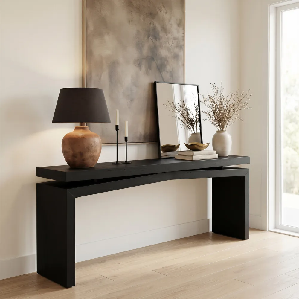 Faelar Console Table Black