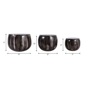 JAKEWICK SET OF 3 GRAY PLANTER 11 (IN) 9