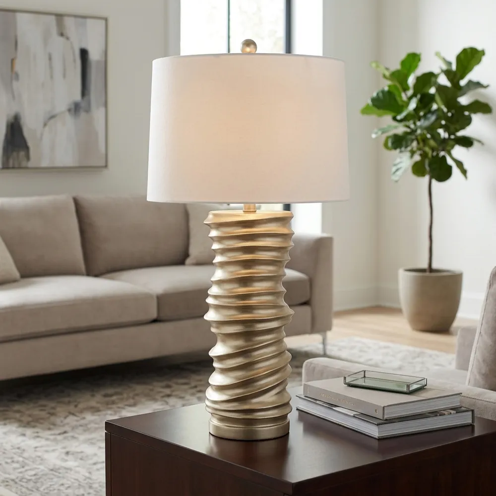 HAXTONHAM GOLD LAMP 29 (IN)