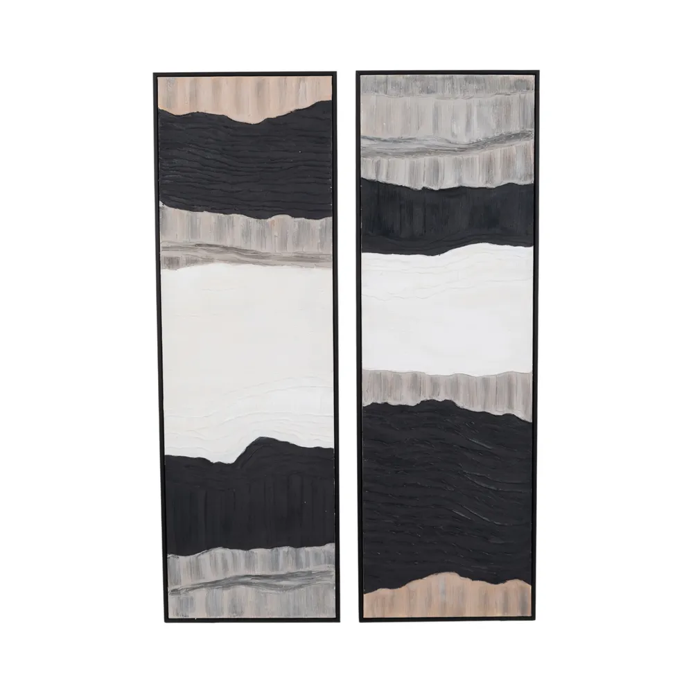 BRAMPORT SET OF 2 BLACK ART 70 (IN)