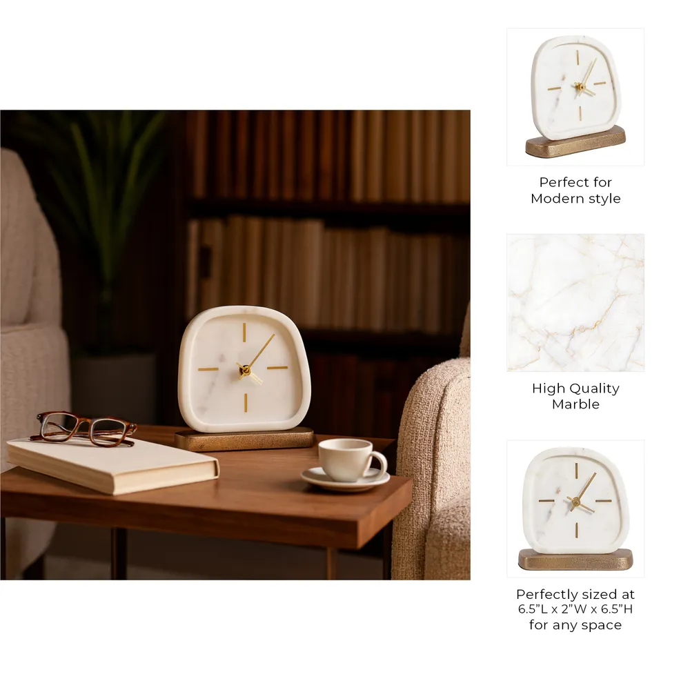 RUBYWIND WHITE CLOCK 7 (IN)