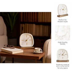 RUBYWIND WHITE CLOCK 7 (IN) 10