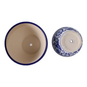 ROYBROOK SET OF 2 BLUE PLANTER 6 (IN) 7