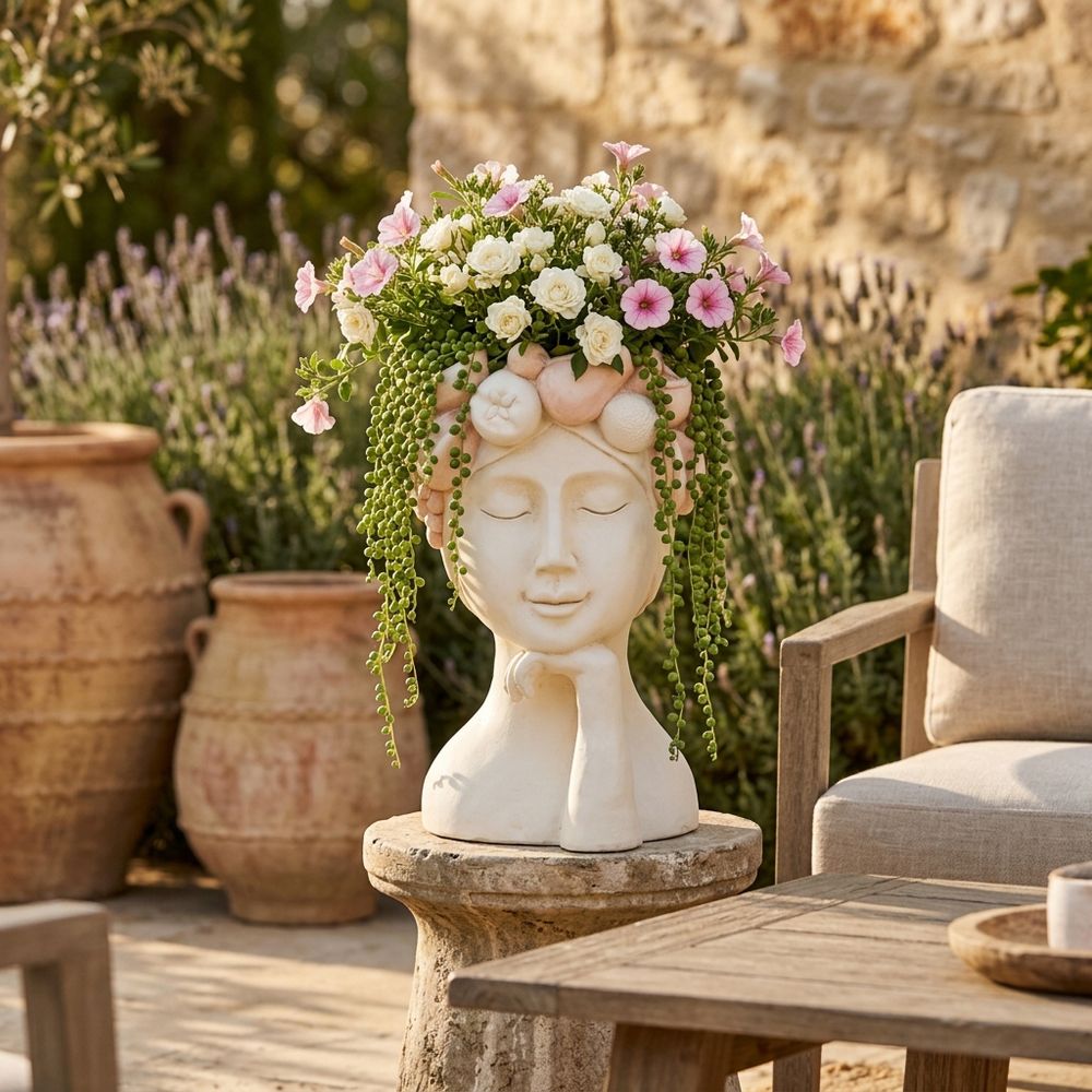 ARLOWLAND IVORY PLANTER 18 (IN)