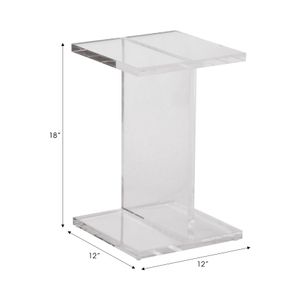 GARNERBEACH CLEAR TABLE 19 (IN) 8
