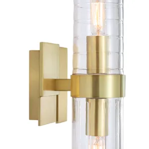 Stripe 15.25'' High 2-Light Sconce - Satin Brass 3