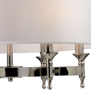 Pembroke 24'' Wide 6-Light Chandelier - Polished Nickel 4