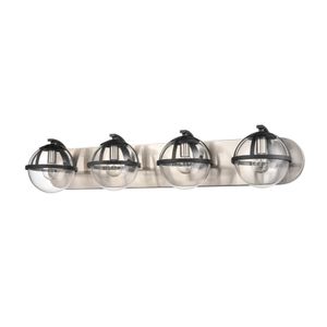 Davenay 31'' Wide 4-Light Vanity Light - Satin Nickel 3