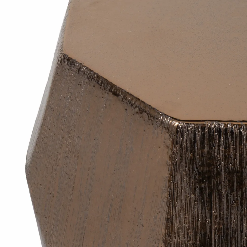CHATHAMBROOK BRONZE GARDEN STOOL 20 (IN)