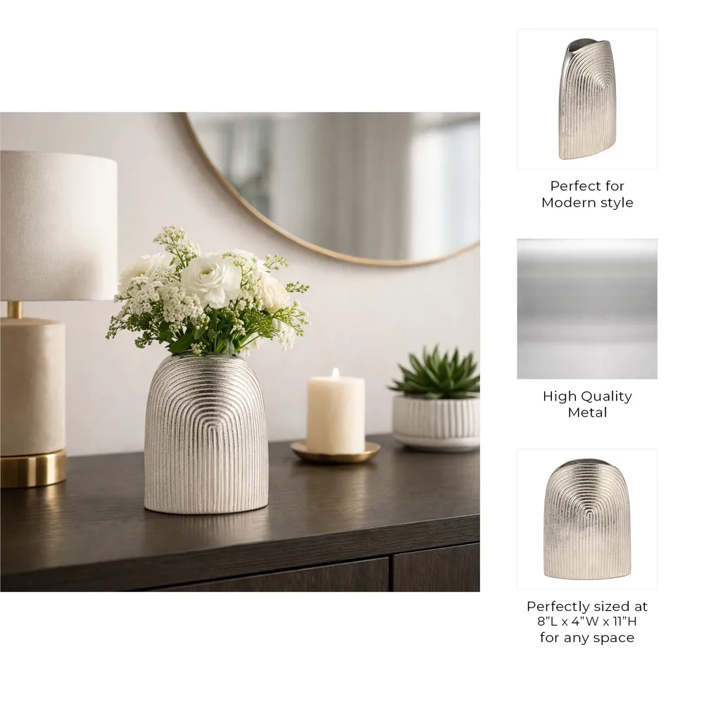SAGECLIFF SILVER VASE 11 (IN)