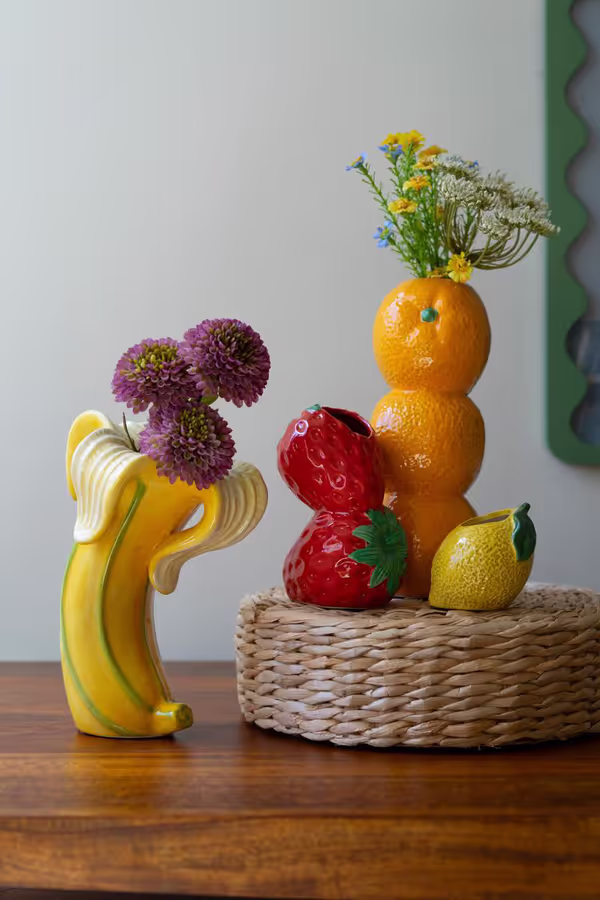 Ceramic Banana Vase