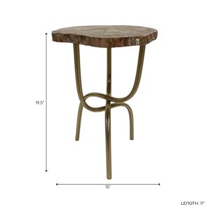 GOWERGATE GOLD TABLE 20 (IN) 10