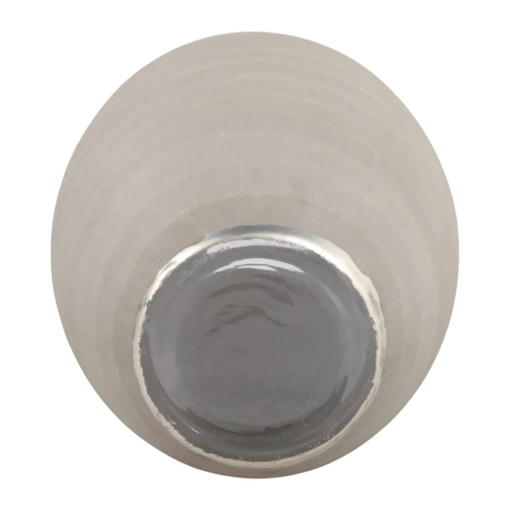 FINLEYTON GRAY GLASS VASE 13 (IN)
