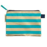 CABANA STRIPE WRISTLET - TURQ 1