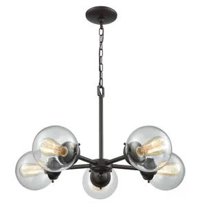 Beckett 26'' Wide 5-Light Chandelier - Oil Rubbed Bronze 1