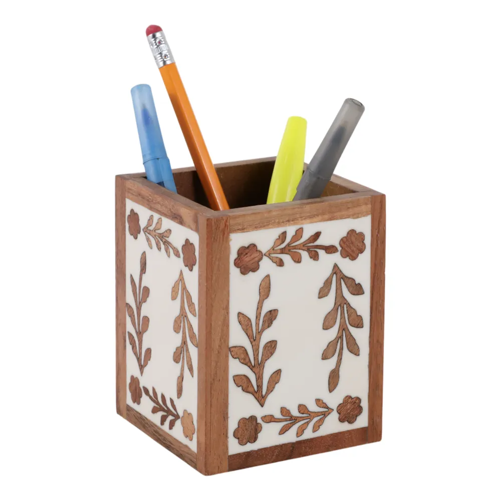 DRAKEHAM BROWN PENCIL CUP 4 (IN)
