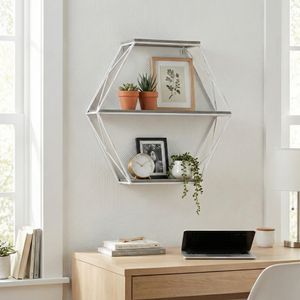 INGRIDHAVEN GRAY WALL SHELF 21 (IN) 2