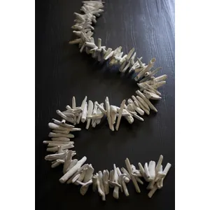 Whitewash Driftwood Garland 3