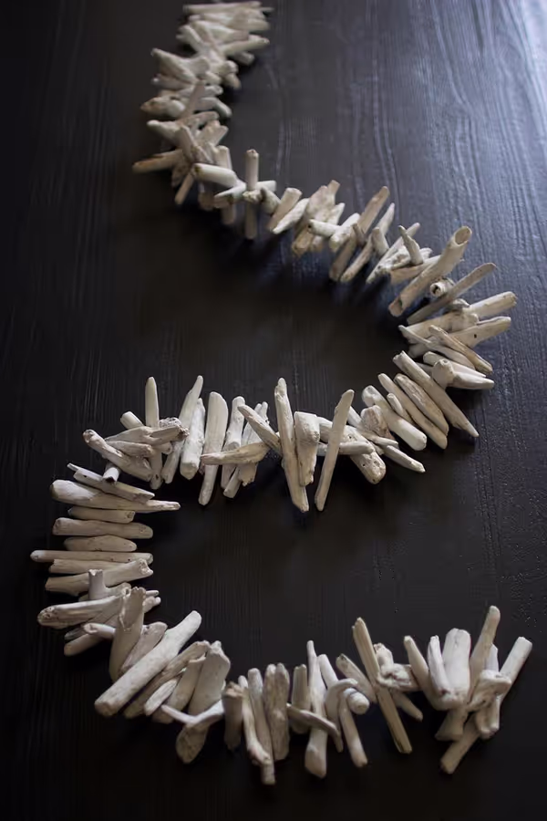 Whitewash Driftwood Garland