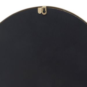 METAL, 24"H, MIRROR WITH MAN DECO, GOLD 6