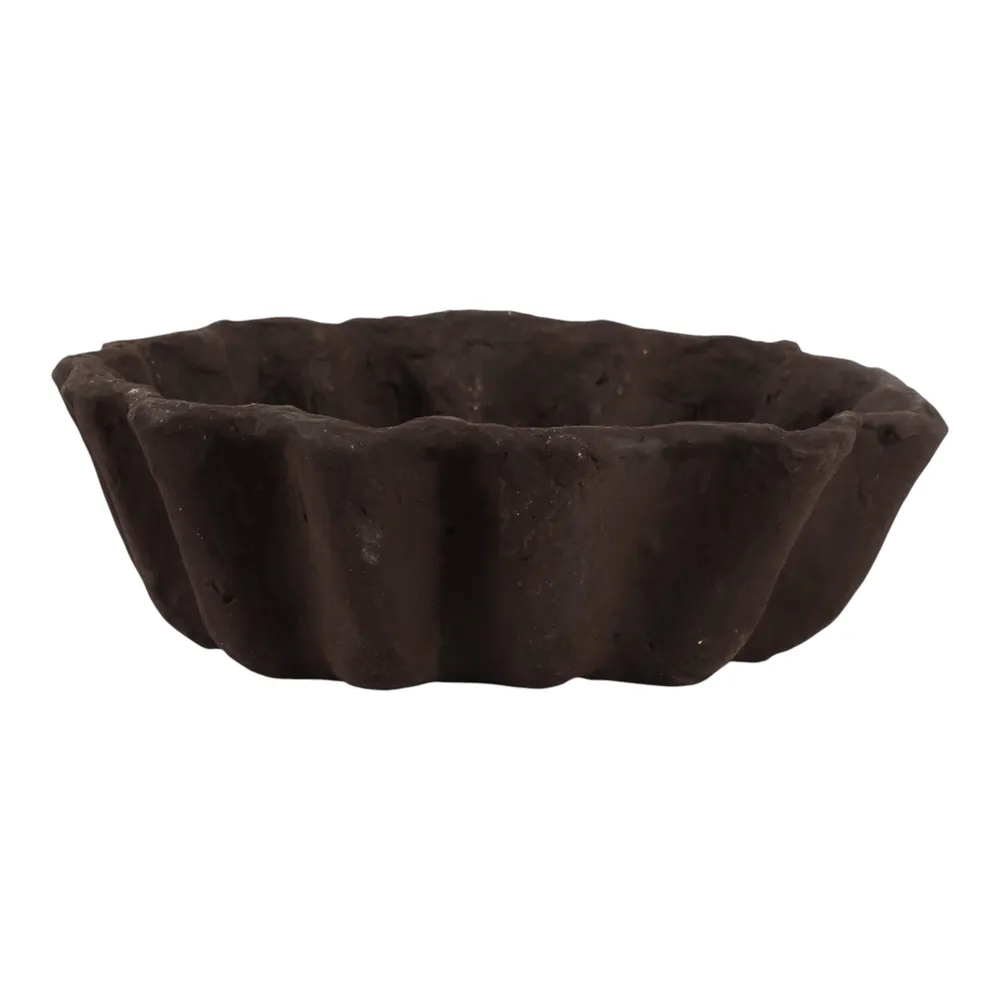 HADFIELDOAK BROWN BOWL 4 (IN)