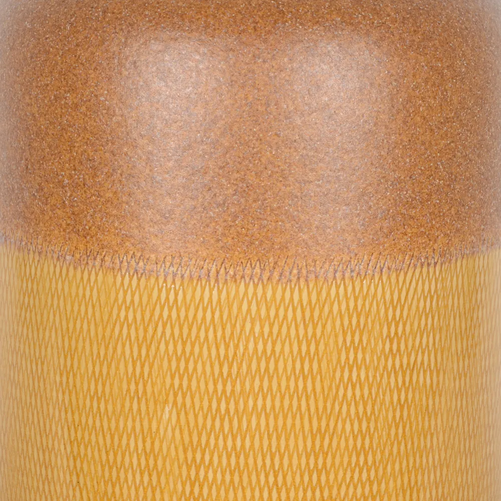 HERMONVALE TAN VASE 12 (IN)