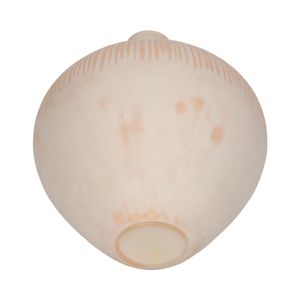 DRAKE IVORY GLASS VASE 14 (IN) 6