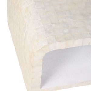 KIRASTONE IVORY COFFEE TABLE 16 (IN) 7