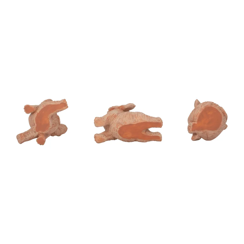 WALTONTON SET OF 3 BROWN DECOR 6 (IN)