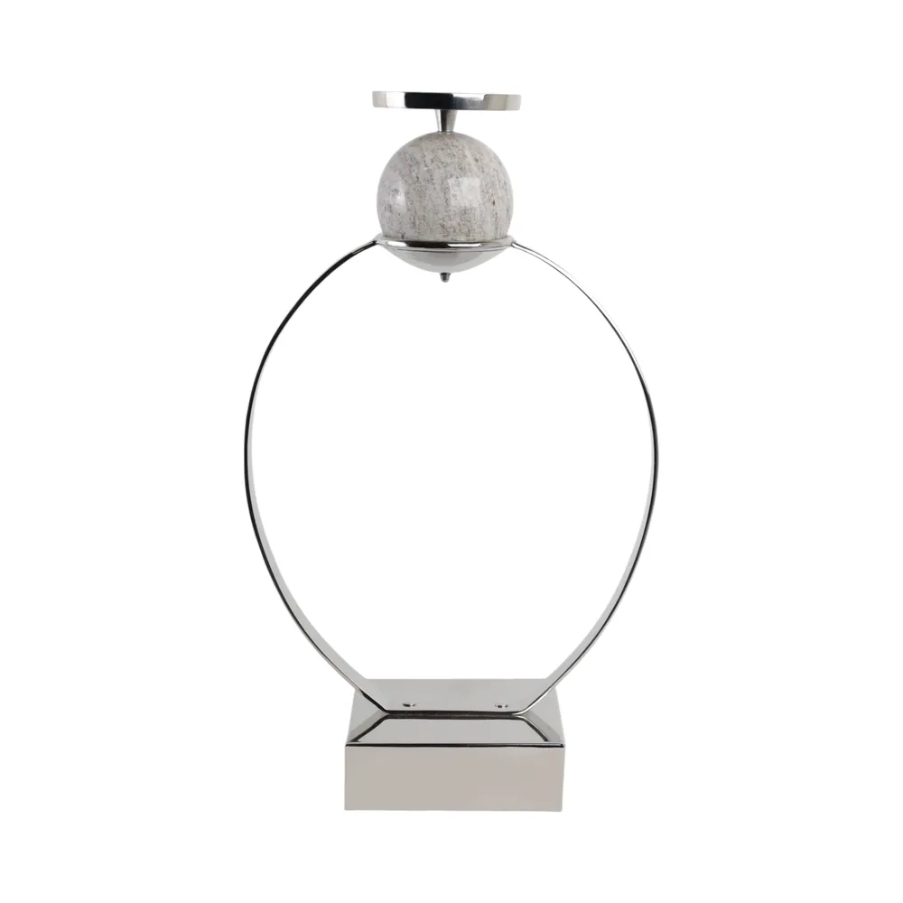 GRAYDONDALE SILVER CANDLE HOLDER 26 (IN)