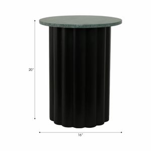 DOUGALWORTH BLACK TABLE 20 (IN) 9