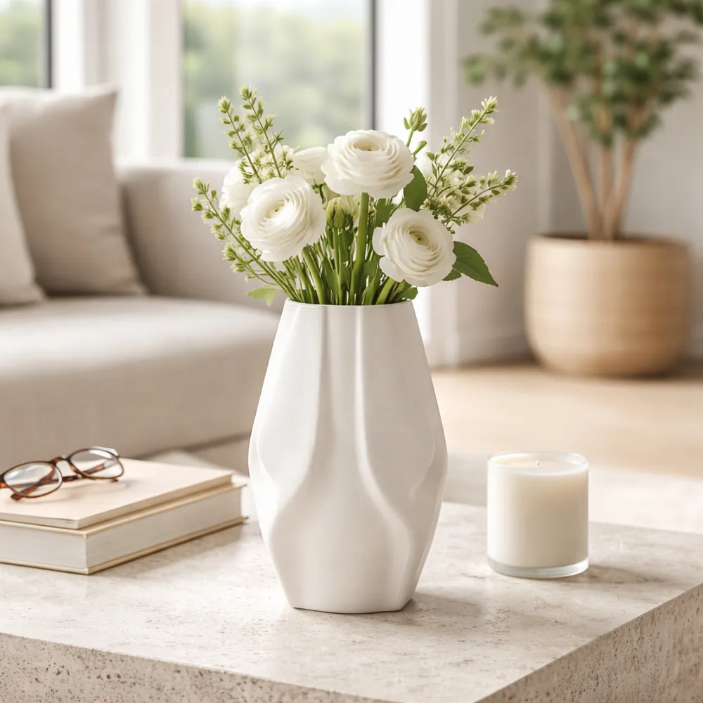GARTONLEY IVORY VASE 15 (IN)