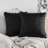 Tassels Reversible Throw Pillow 1