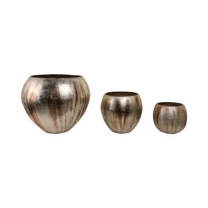 CHATHAMVIEW SET OF 3 SILVER PLANTER 22 (IN) 5