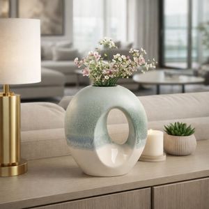 CHLOEOAK BLUE VASE 10 (IN) 2