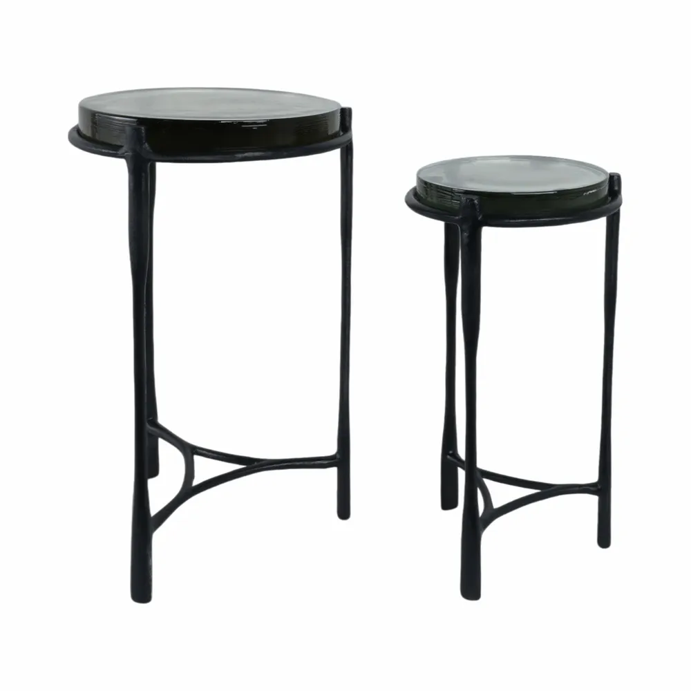 EDGARWIND SET OF 2 GRAY TABLE 26 (IN)