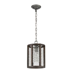 Renaissance Invention 8'' Wide 1-Light Mini Pendant - Weathered Zinc 2