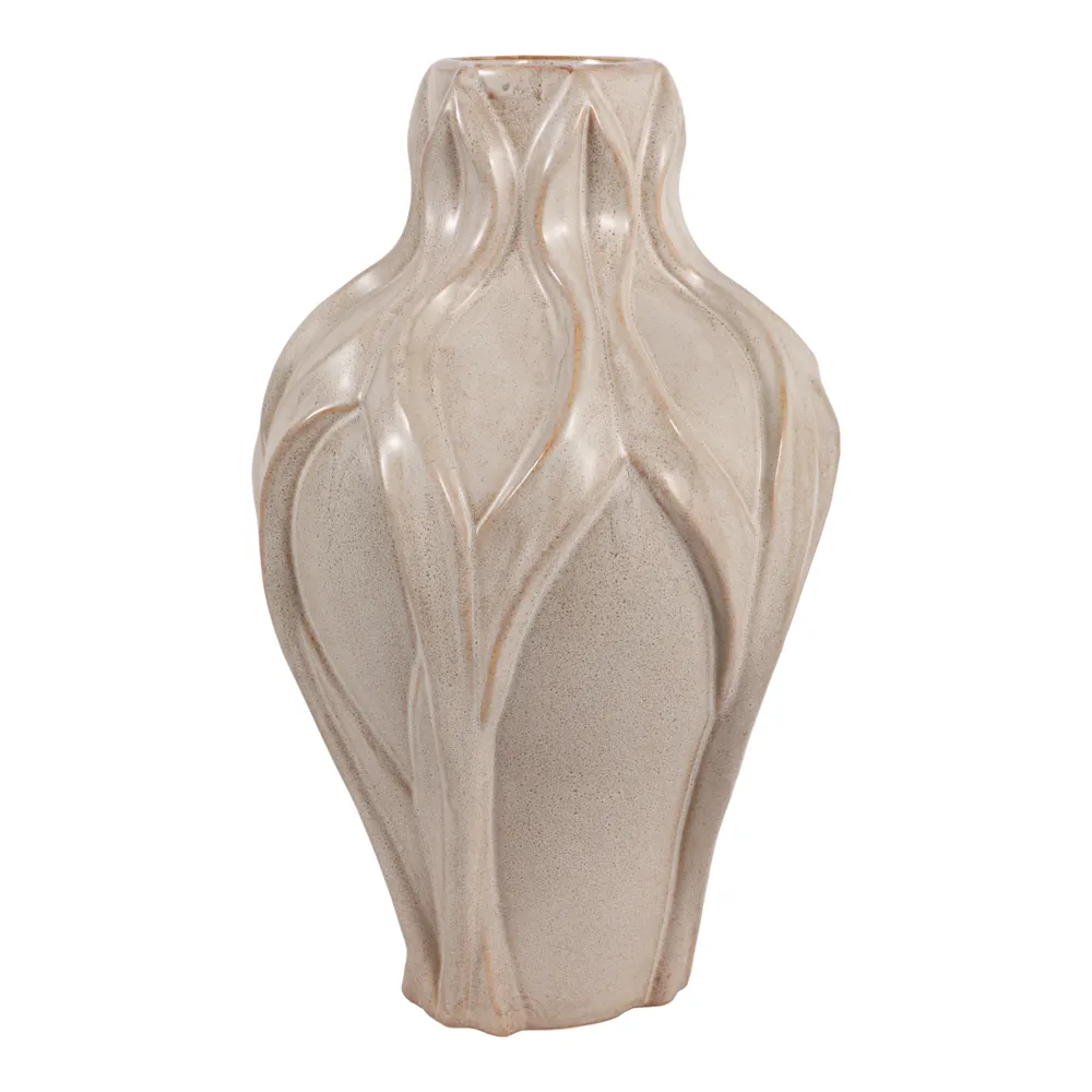 CARLTONOAK IVORY VASE 18 (IN)