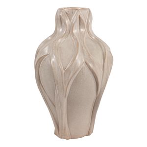 CARLTONOAK IVORY VASE 18 (IN) 5
