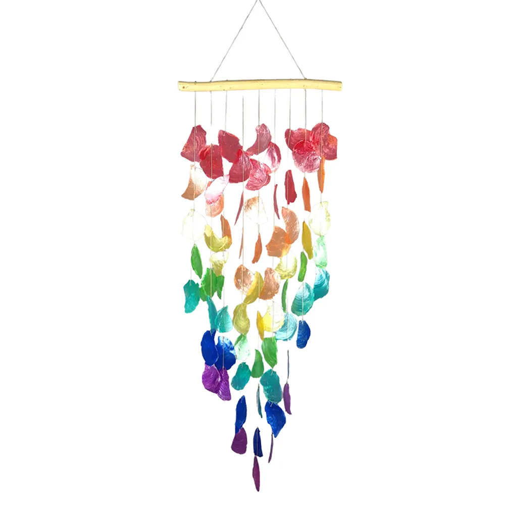 33-1/2" RAINBOW CAPIZ CHIME