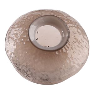 HAROLDHAVEN BROWN GLASS VASE 10 (IN) 6