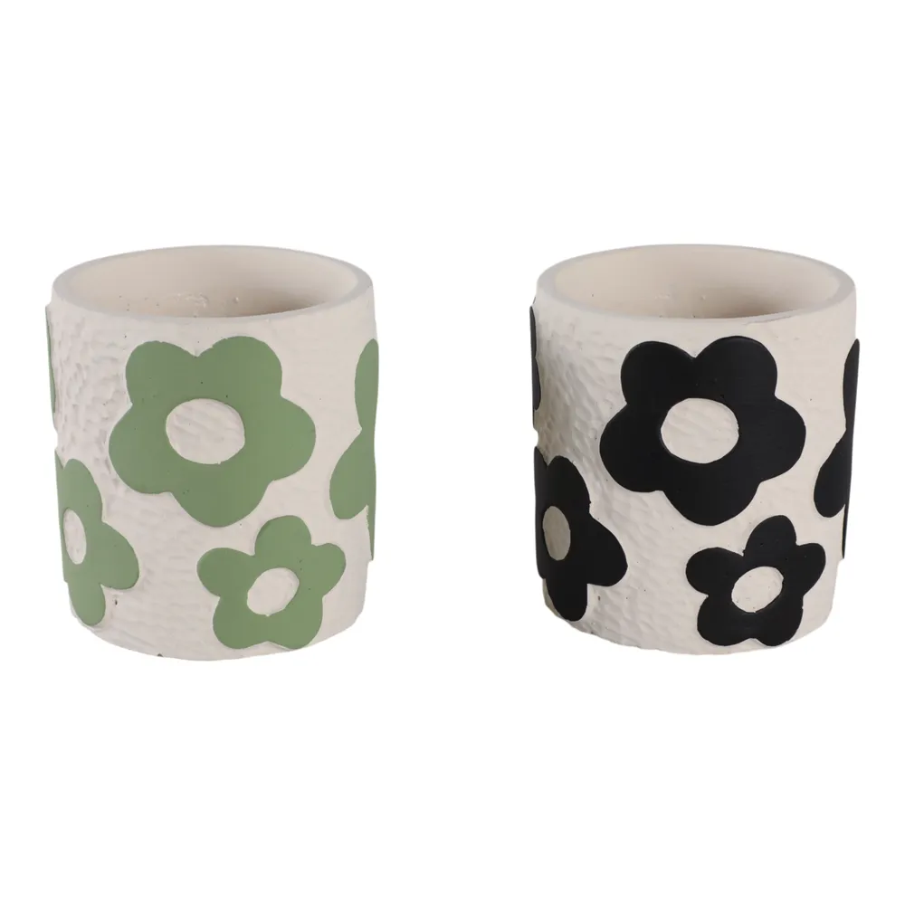 NILEHOLM SET OF 2 WHITE PENCIL CUP 4 (IN)
