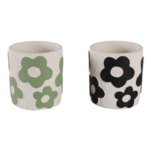 NILEHOLM SET OF 2 WHITE PENCIL CUP 4 (IN) 4
